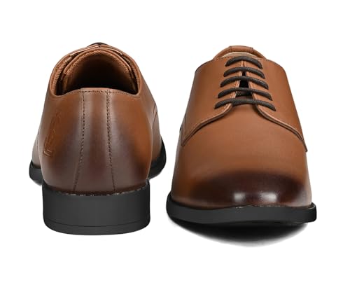 Image of LOUIS STITCH Formal Derby Lace Up Shoes for Men | Handcrafted Italian Leather Mens Shoes (LSNRXPL)