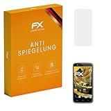 atFoliX Panzerfolie kompatibel mit Homtom HT50 Schutzfolie, entspiegelnde & stoßdämpfende FX Folie (3X)