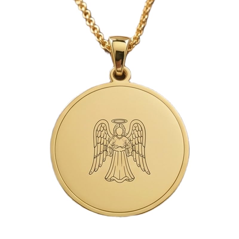 Pendentif ange céleste gravé en argent 925 le cadeau mixte idéal