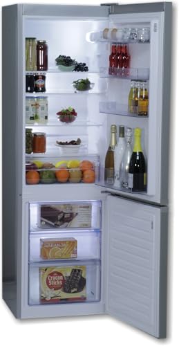 Rommer Frigorifico Combi FCE 323 INOX-V, capacidad 266 Litros, Color INOX