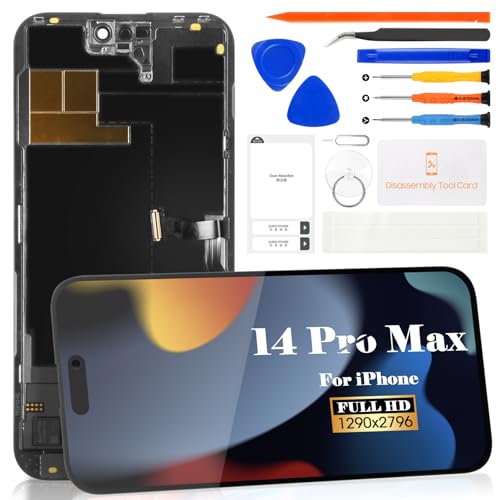 Kit Schermo OLED Sostitutivo Per IPhone 14 Pro Max 6,7” – Compatibile Con A2894 A2651 A2893 A2895, Include Strumenti Di Installazione - 2