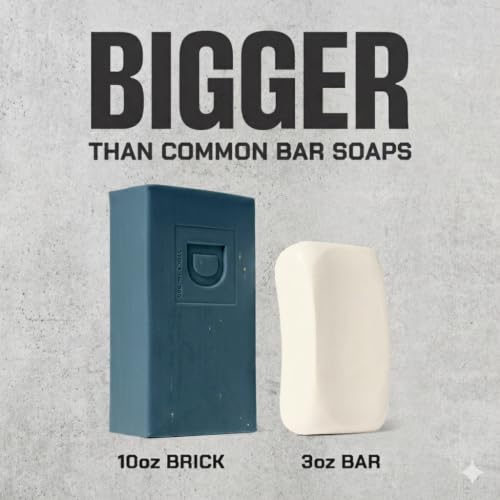 Image of Duke Cannon x THERMOS Great Outdoors Big Brick of Soap - 10 oz | For Men - Deep Pine + Solitude Scent - Triple-Milled Men's Bar Soap - Deep-Cleansing Bath Bar