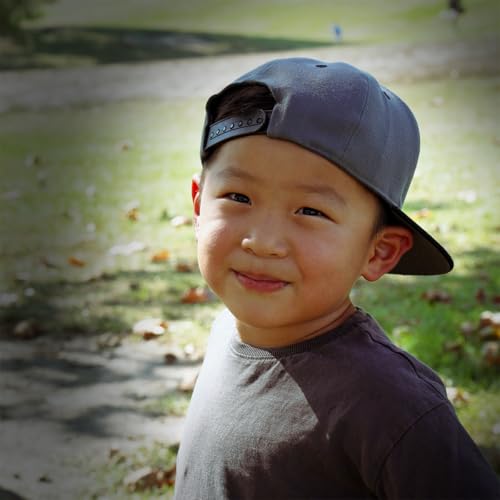 The Cool Kid - Trendy Two-Tone Premium Toddler Snapback Hat | Flatbill3
