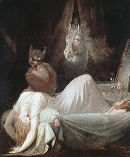 Tableau le cauchemar Henry Fuseli poster decoration chambre 60x90