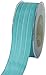 May Arts 1-1/2-Inch Wide Ribbon, Turquoise Solid with White Stitches
