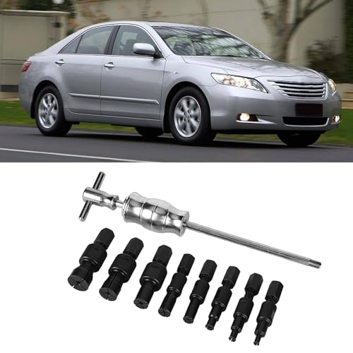 9pcs Set Blind Hole Slide Hammer Pilot Bearing Puller Internal Extractor Removal Kit for Traction Operations