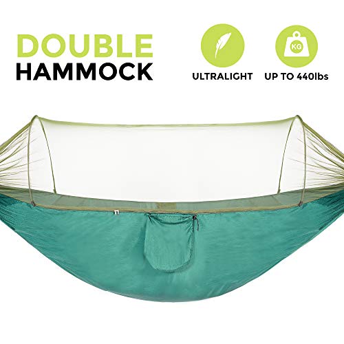 OOKU - Double Hammock with Mosquito Net for 2 Person 440 lbs |