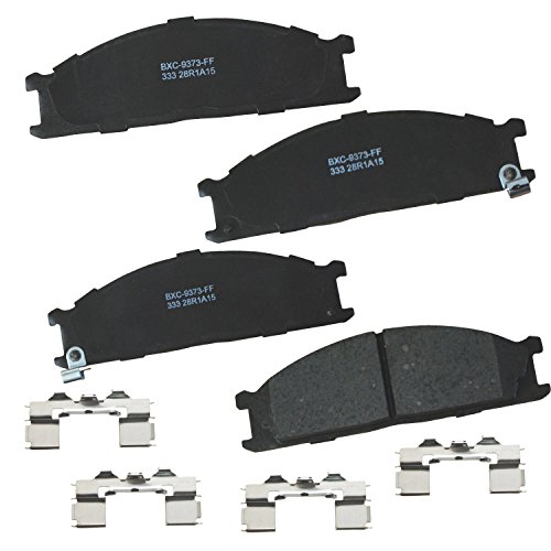 Image of Bendix Premium SBC333 Ceramic Front Brake Pads for Select Models Nissan 720, D21, Frontier, NP300, Pathfinder, Pickup, Urvan, Van, Subaru SVX