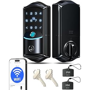 Veise VE027 Built-in Wi-Fi Smart Lock, Fingerprint...