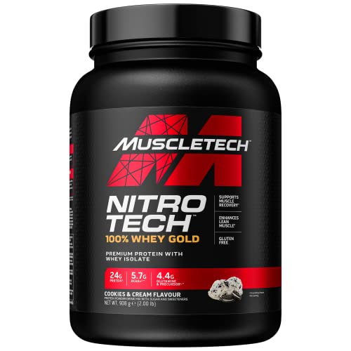 MuscleTech Nitro Tech 100% Whey Gold Cookies and Cream 2lbs EU (RB)