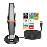 Indoor TV Antenna, Digital HDTV Signal Reception, Compact Design for Home Television (QG-V156-V20)