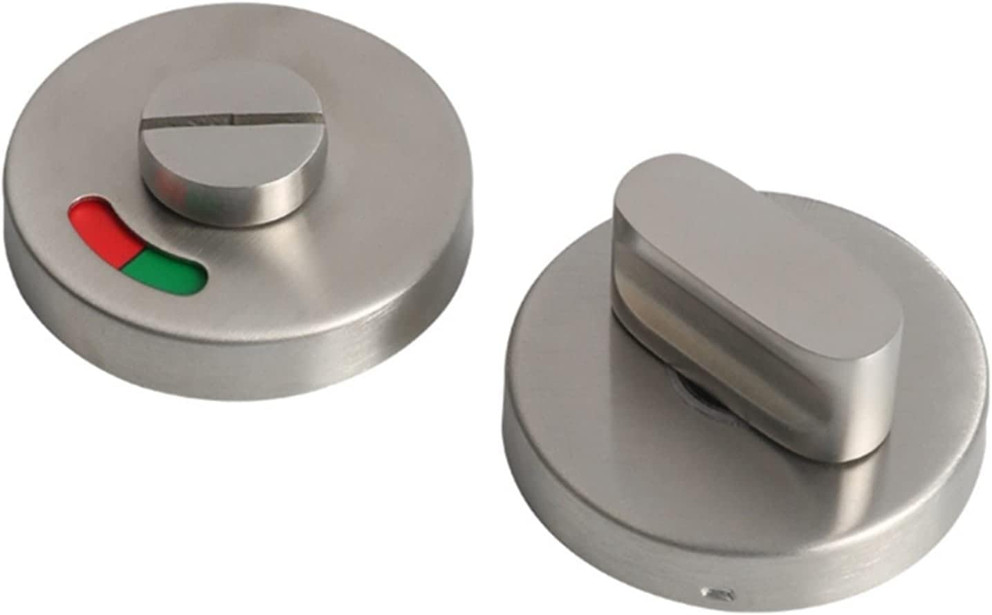 Cerradura de la puerta del dormitorio de la puerta Cerradura de la puerta del inodoro de acero inoxidable Indicador de perilla Pestillo de privacidad Cerraduras de baño