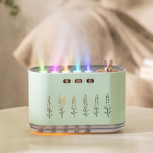 Humidificateur d'air diffuseur d'aromathérapie 7 couleurs led