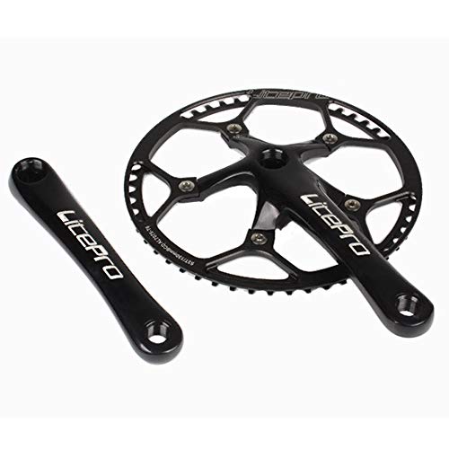 【Us Stock】 Folding Bike 130 Bcd Chainring 45T 47T 53T 56T 58T Single Speed Sprocket, Bicycle Round Aluminium Alloy Ultralight Chain Ring, Fit 130 Bcd Crank Folding Bike #TOP5