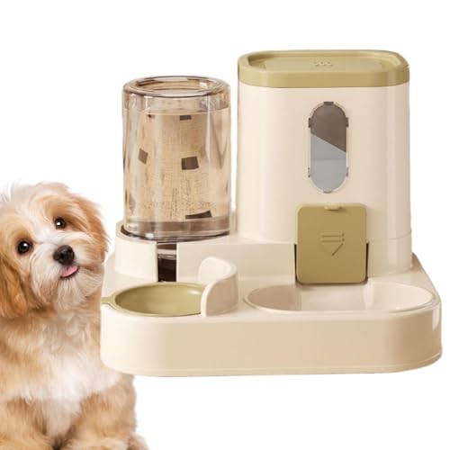 Auto Feeder Futterspender | Wasserspender für Haustiere | Katzenfutter und Wasserspender Set | Automatischer Futterspender und Tränke | Katze Auto Food Dispenser Bowl | Futterspender für