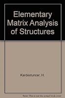 Elementary Matrix Analysis of Structures 0070333181 Book Cover