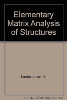 Hardcover Elementary matrix analysis of structures Book