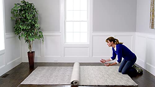 Rugpadusa - Basics - 5' Round - 1/4" Thick - Felt + Rubber - Non-Slip Rug Pad - Cushioning Felt For Added Comfort - Safe For All Floors And Finishes #TOP6