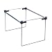 Smead Hanging File Folder Frame, Adjustable Letter/Legal/A4, Gray, 2 per Pack (64855)