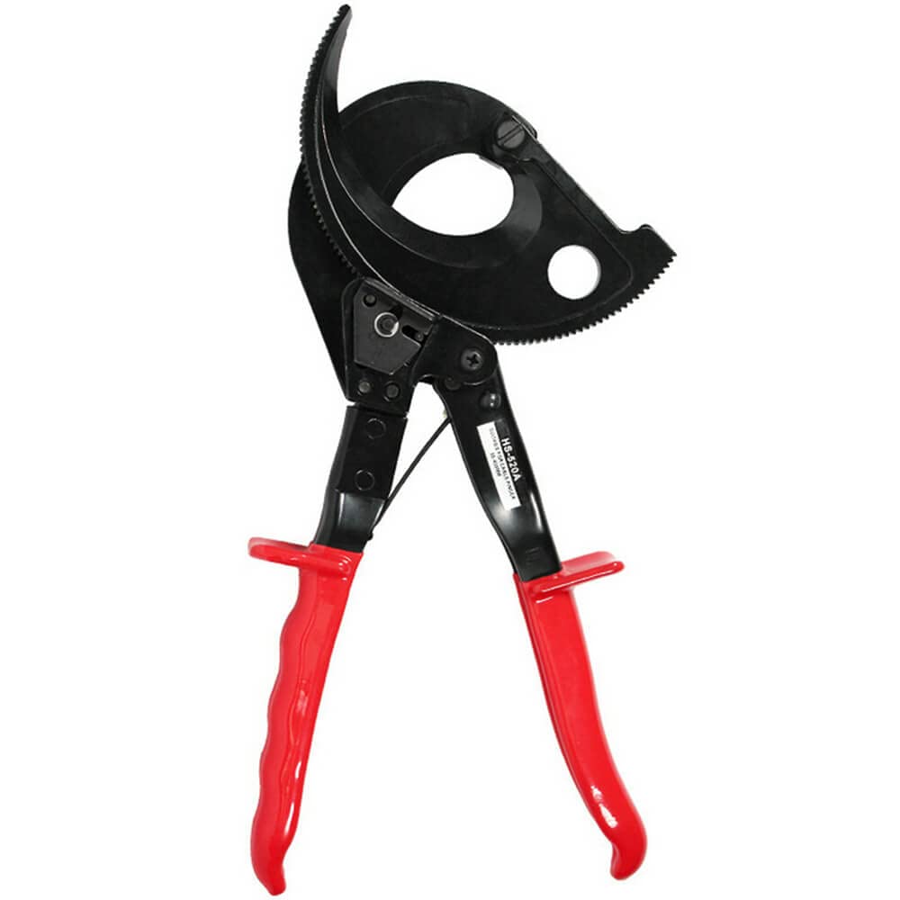 Cable Cutter Ratchet Cable Wire Cutter Ratcheting Cable Cutter Hand Tool Heavy Duty Aluminum Copper Cut For Aluminum Copper-Max 400mm²/12.6Inch Cutter Pliers