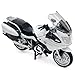 1:18 Scale for BMW R1250 RT Motorcycle Model Toy, Plastic and Metal Diecast Toy Motorcycle Bike, Mens Collection Toys for Boys Kids Gifts, Cake Topper Home Office Decor, White