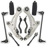 Frenzybro Suspension Kit Front Lower Control Arms w/Ball Joints Outer Inner Tie Rods End Links Bello