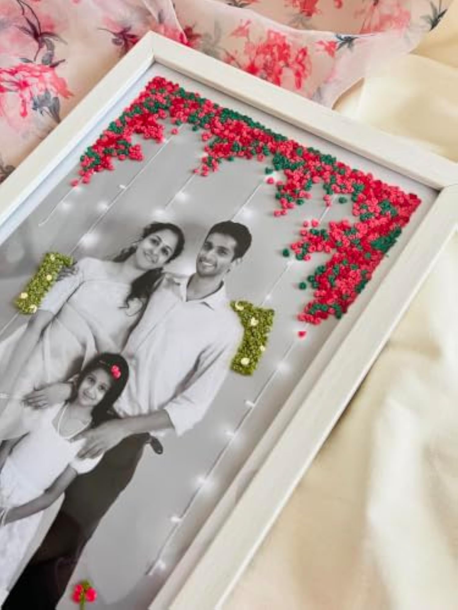 Customized Couple Portrait Frame for Home Décor