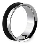 UNSCHLAGBAR GÜNSTIGER SINGLE FLARED TUNNEL AUS CHIRURGENSTAHL 316L, direkt von der Factory.