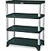 Rubbermaid 9T36 Stationary Shelving Unit, 4 Shelf, 45" H