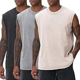 Tank Top Herren ärmellose T-Shirts Fitness Muskelshirt Gym Achselshirt Sleeveless Funktionsshirt für Männer