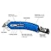 Pacific Handy Cutter S8 Safety Cutter, Ambidextrous Retractable Utility Knife with Ergonomic Design, Bladeless Tape Splitters, Steel Guards for Safety & Damage Protection, Warehouse & In-Store Cutting