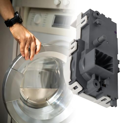 UncleS Washing Machine Door Latching Mechanism Replacement WH01X29528 Washer Door With High Strength ABS Housing Washer Child by UncleS - Used condition - Image 2