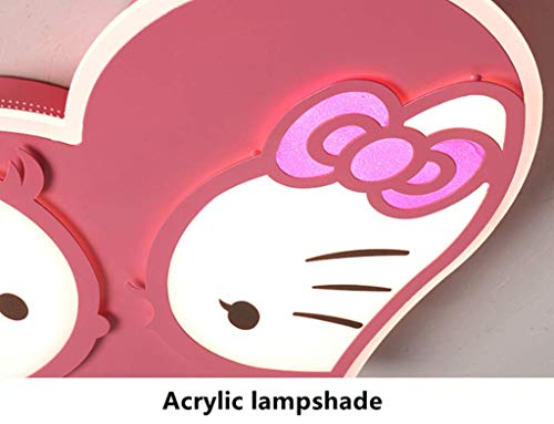 Lampe pépinière haut de gamme en acrylique rose 60cm avec système LED dimmable