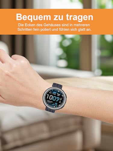 Protector de metal Amazfit Active Max robusto y duradero con acabado premium 7