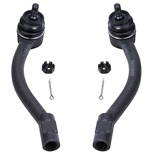 Image of Detroit Axle - 8pc Front End Control Arms Kit for 2014-2019 Kia Soul 2015-2019 Soul EV, 2 Lower Control Arms with Ball Joint 2 Sway Bar Links 4 Outer Inner Tie Rods 2016 2017 2018 Replacement