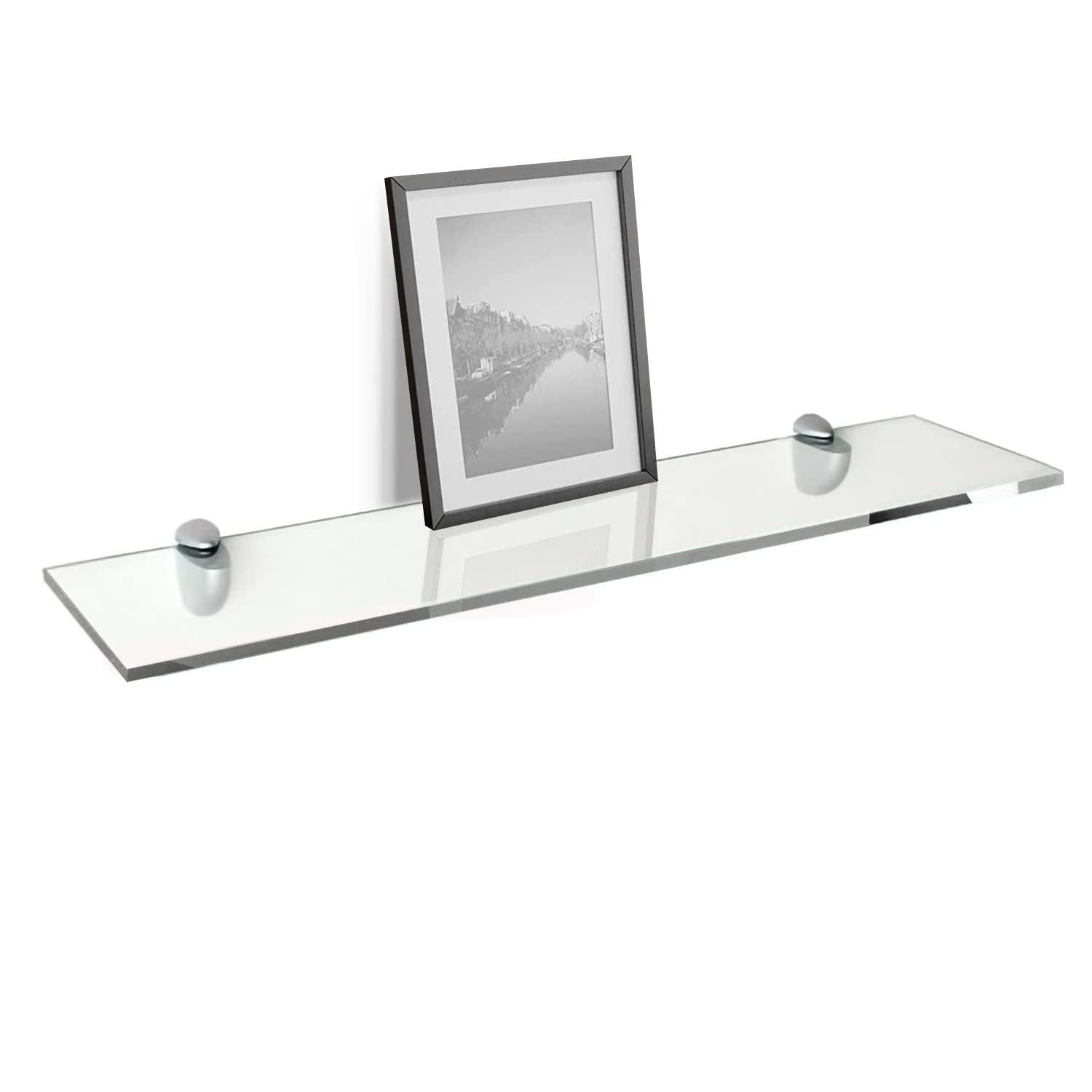 Fab Glass and Mirror Custom Acrylic Glass Shelves for Wall - 1/2