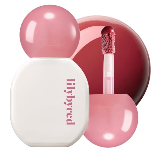 lilybyred Sugar Wrapping Tint Gloss, 0.21 oz. | Korean Glassy Lip Stain, Smooth Glaze Finish, Lightweight &amp; Non-Sticky, No-Darkening Color Stay, Ceramide-Infused Lip Care (03 Grape Sweets)
