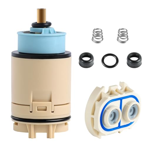 RP70538/RP73625 Single Function Pressure Balance Cartridge Replacement Compatible with Peerless/Delta Shower Cartridge Replacement Single Handle Tub and Showers Faucet (RP73625 Check Valve Included)
