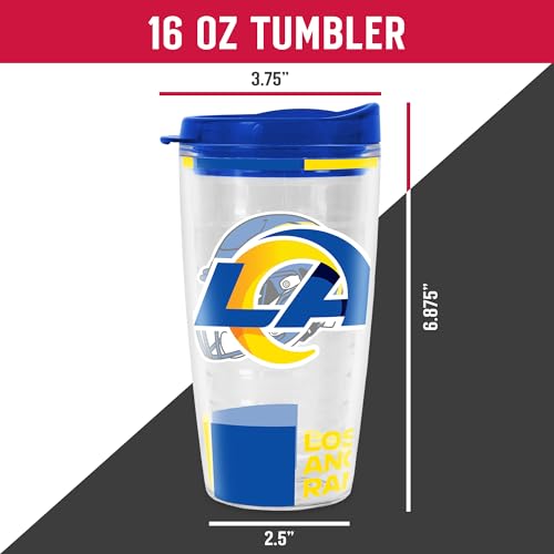 Image of Rico Industries NFL Football Double Wall Classic 16oz Or 20oz Tritan Tumbler W Lid