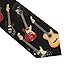 MZERSE Fashion Neckties Mens Shirt Uniform Skinny Tie for Business Holiday Necktie Guitars