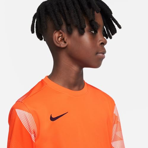 Nike Unisex Kinder Dri-fit Park Iv Langarm-Trikot Kinder Langarm Trikot XS Sicherheits-Orange/Weiß/Schwarz, 7-8 Jahre, CJ6072 – Ansicht 4