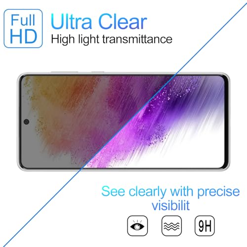Lokyoo 3 Pack Privacy Screen Protector for Samsung Galaxy A73/ A72/ A71 [Anti-Spy Tempered Glass], Ultra HD, Anti-Scratch, Bubble-Free, Easy Install 9H Protective Glass for Galaxy A73/ A72/ A71 by Lokyoo - Used condition - Image 4