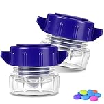 Fefod Broyeur à Comprimés, 2PCS Pilulier Broyeur, Tournez Et Broyez Les Comprimés, Broyeur Comprimé Petit Pilon Dans Le Couvercle, Concasseur Pour Ecrase Pilule, Pilulier Broyeur Mortier à Médicaments