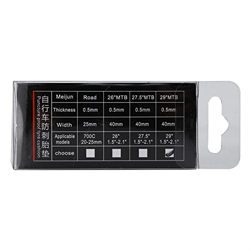 Forro protector de llantas Zerodis antipinchazos de 0.5 mm para bicicletas de 26, 27.5 y 29 pulgadas (27.5 pulgadas), juego fácil de instalar (2 unidades) miniatura 4