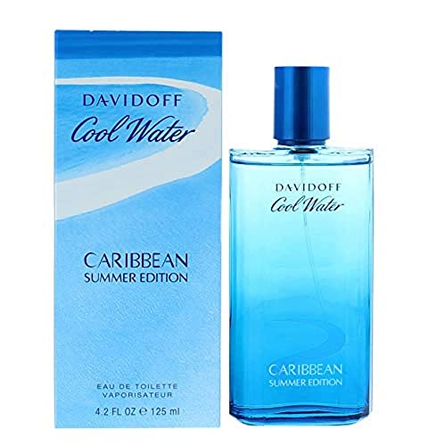 Davidoff Cool Water Caribbean Summer Edition Eau de Toilette Spray for Men, 4.2 Ounce