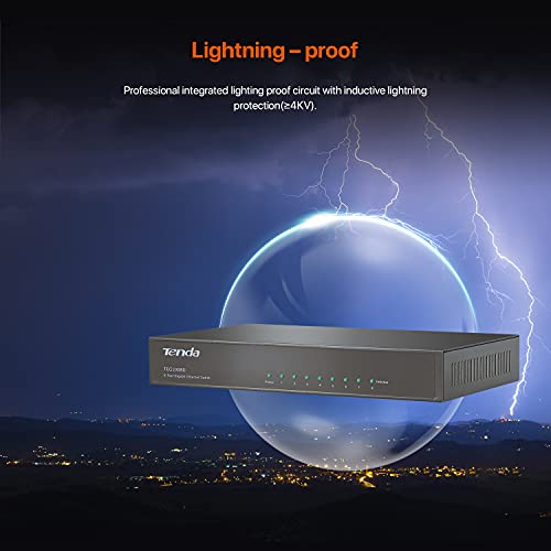 Tenda 8-Port Unmanaged Gigabit Switch Teg1008D #TOP5