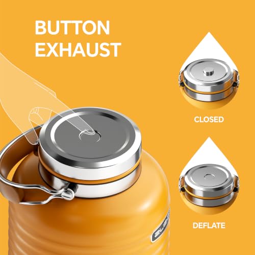 Image of IDEUS Insulated Beverage Dispenser 1.4gal, Drink Container Sunset | All-in-one Vacuum Double Wall Stainless Steel Water Cooler for Camping and Party Leakroof with Handle, Spigot & Stand