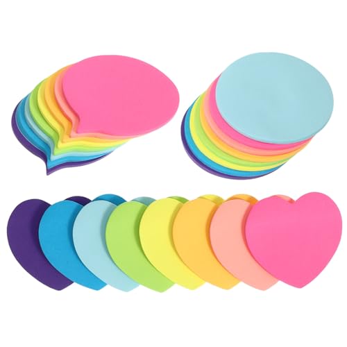 Blocs variés d'autocollants colorés pour écoliers et notes adhésives