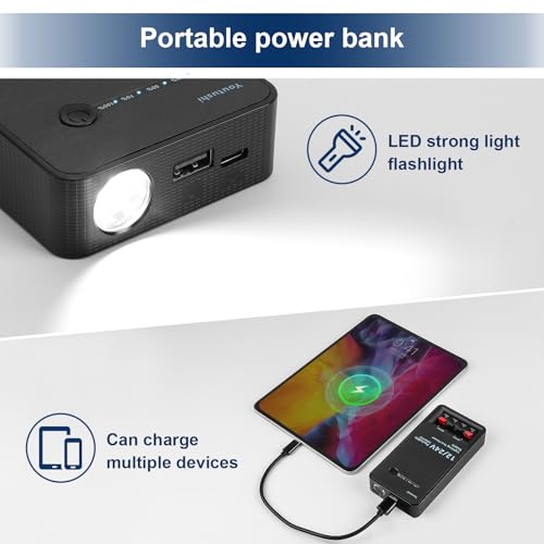 Image of DC Power Supply Portable 12V 24V Rechargeable Battery Power Supply Tool Li-Ion Battery Pack LED Signage Industry Lighting Test Power Supply Temporary DC Power Supply Plug and Play