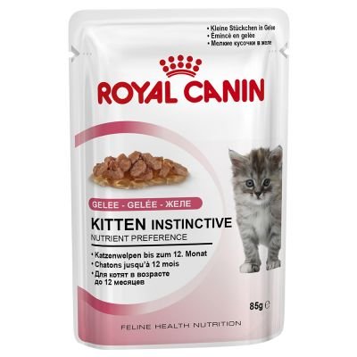 Royal Canin Kitten Instinctive Wet Food with Jelly 85g (Pack of 12)